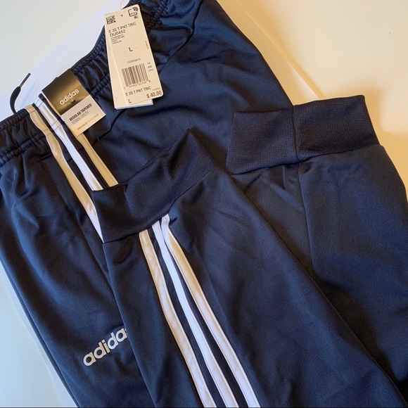 🏷NWT adidas 3 stripe tapered Tricot pants - Picture 4 of 8